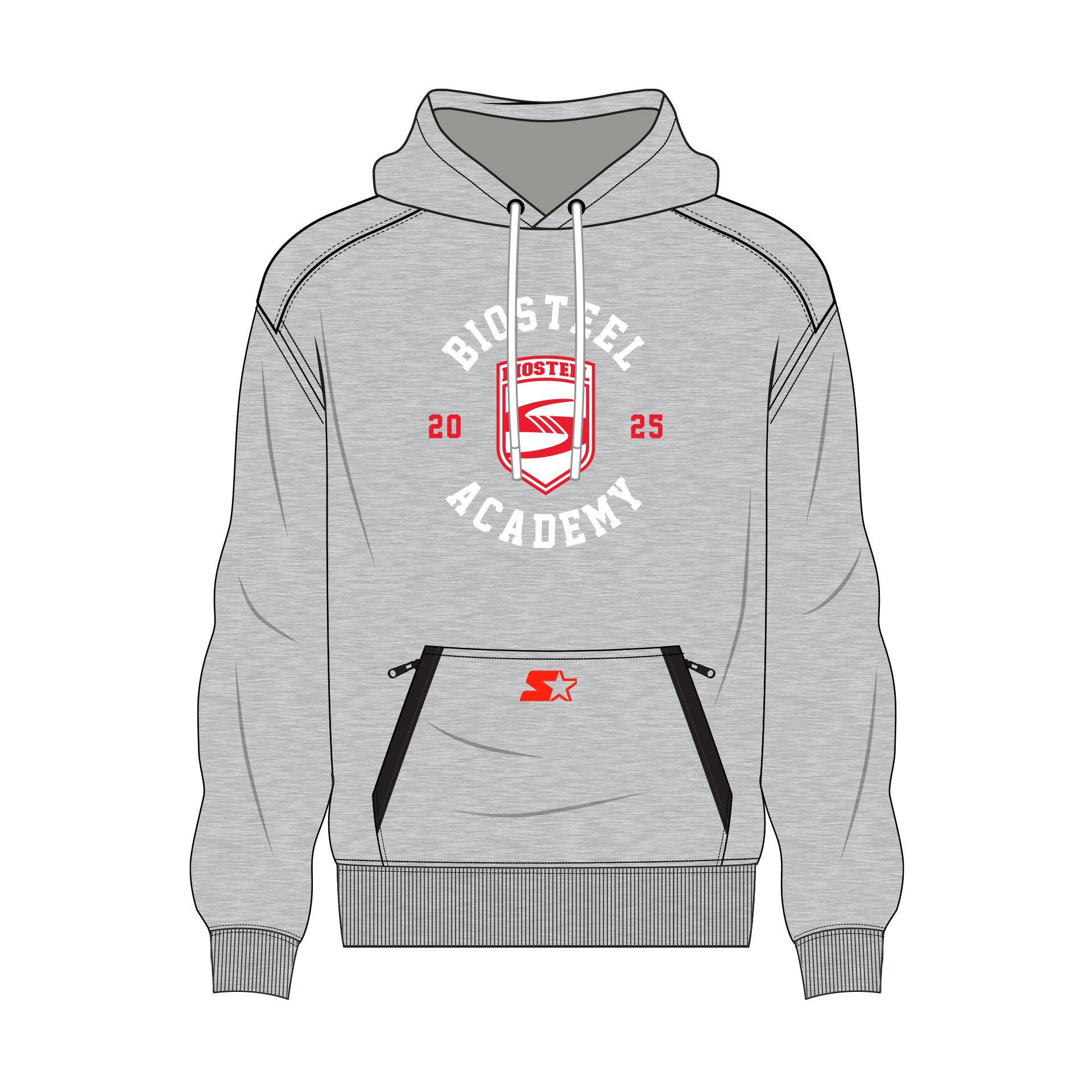 BioSteel Sports Academy Shield 2025 Starter® Hoodie