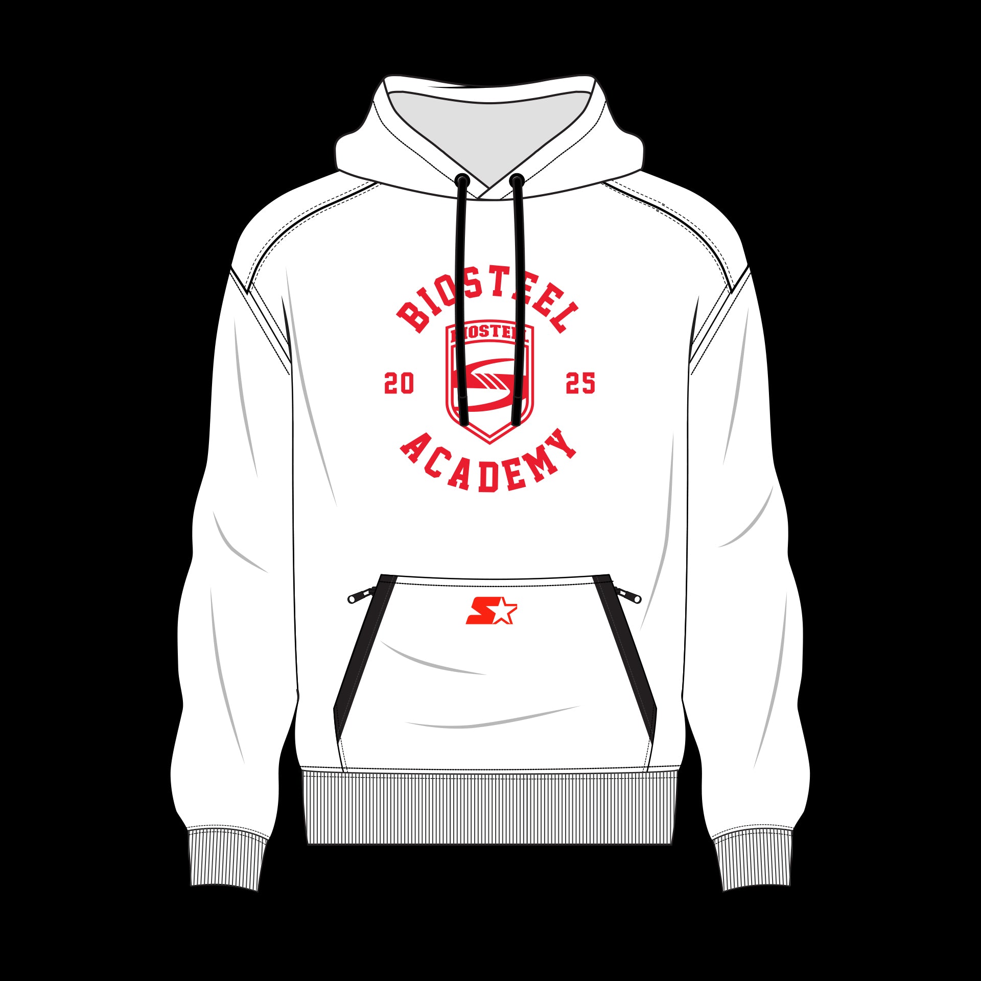 BioSteel Sports Academy Shield 2025 Starter® Hoodie